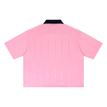 Sureru Oversized Cropped Performance Polo – Lightweight Summer Essential