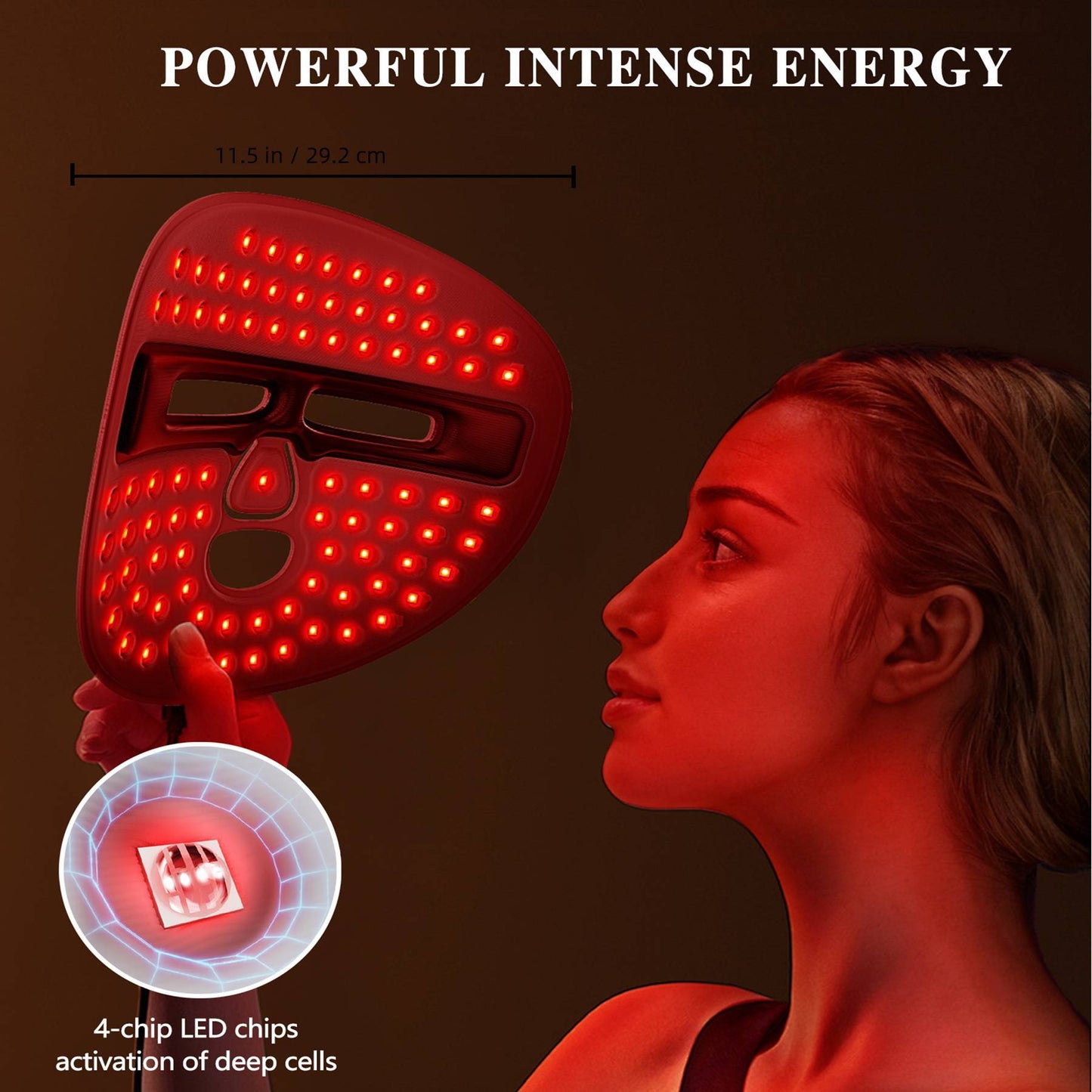 Sureru LED Light Therapy Face Mask – Red, Blue & Infrared Rejuvenation - Sureru