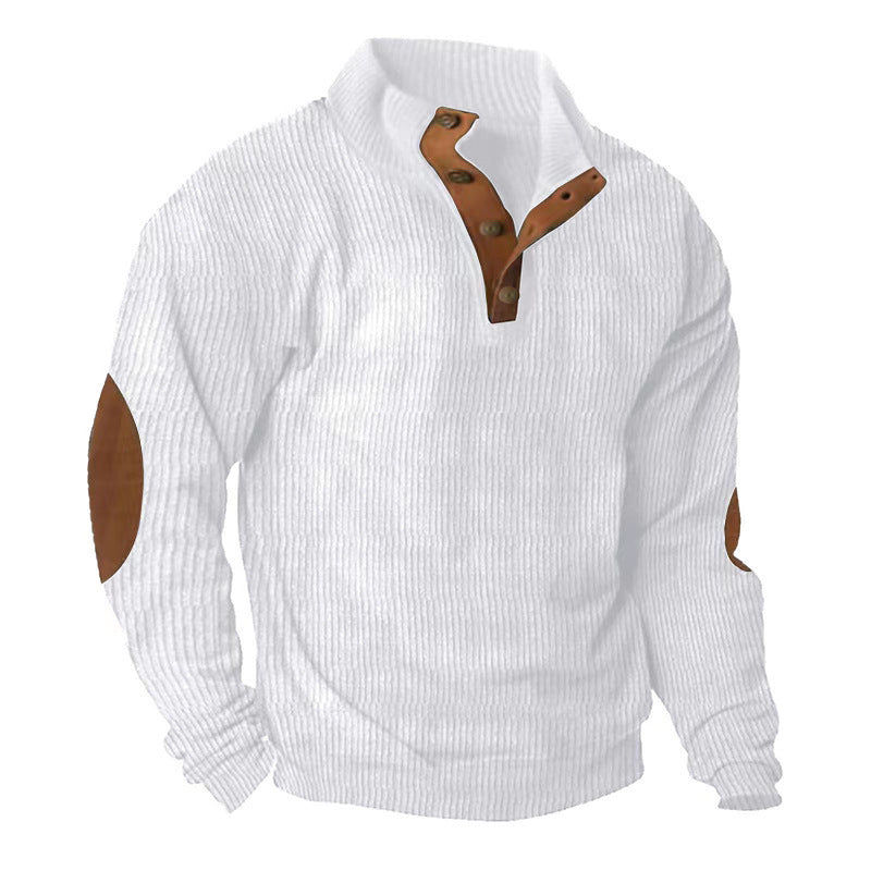 Cozy Corduroy Pullover – Loose Fit Long Sleeve Top - Sureru