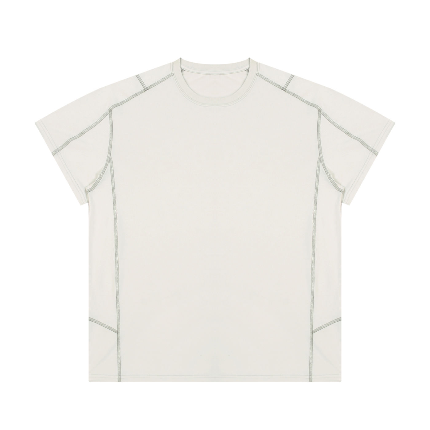 Unisex Contrast Stitch  Regular Fit T-Shirt