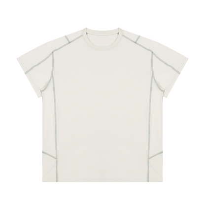 Unisex Contrast Stitch  Regular Fit T-Shirt