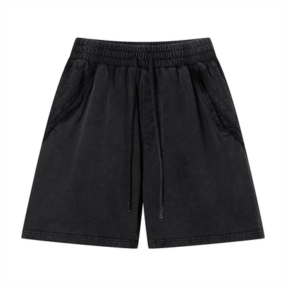 Sureru Washed Cotton Drawstring Shorts – Premium Vintage Streetwear