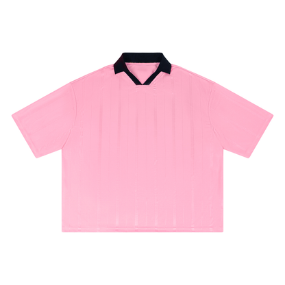 Sureru Oversized Cropped Performance Polo – Lightweight Summer Essential