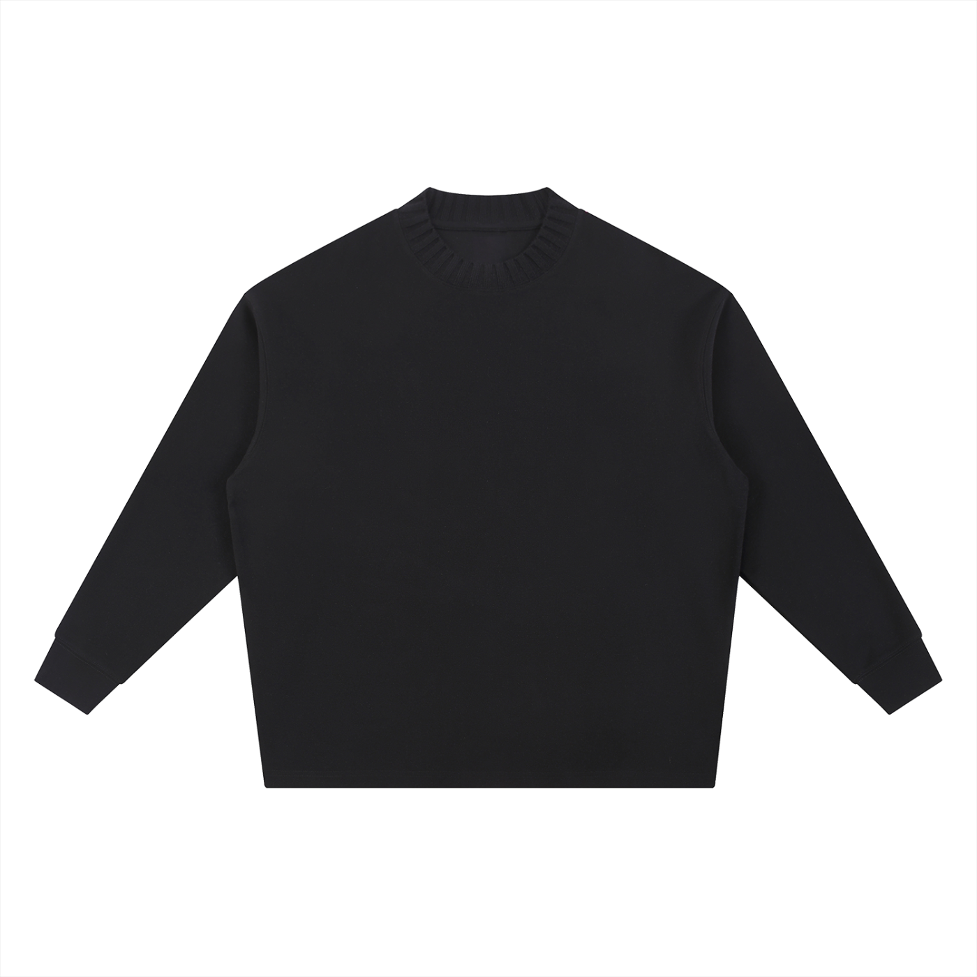Knitted Round Neck Oversize Sweatshirt