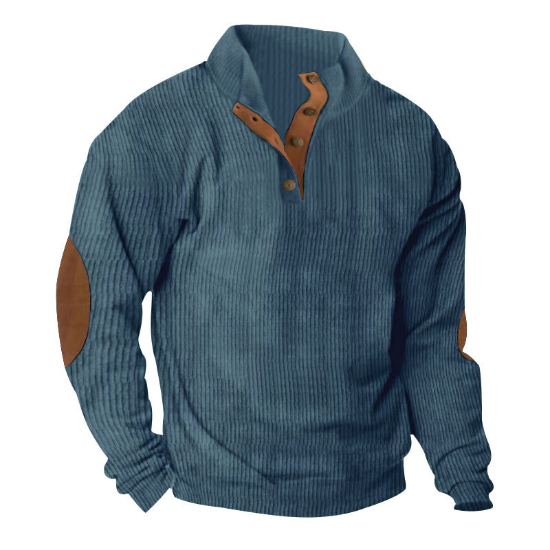 Cozy Corduroy Pullover – Loose Fit Long Sleeve Top - Sureru