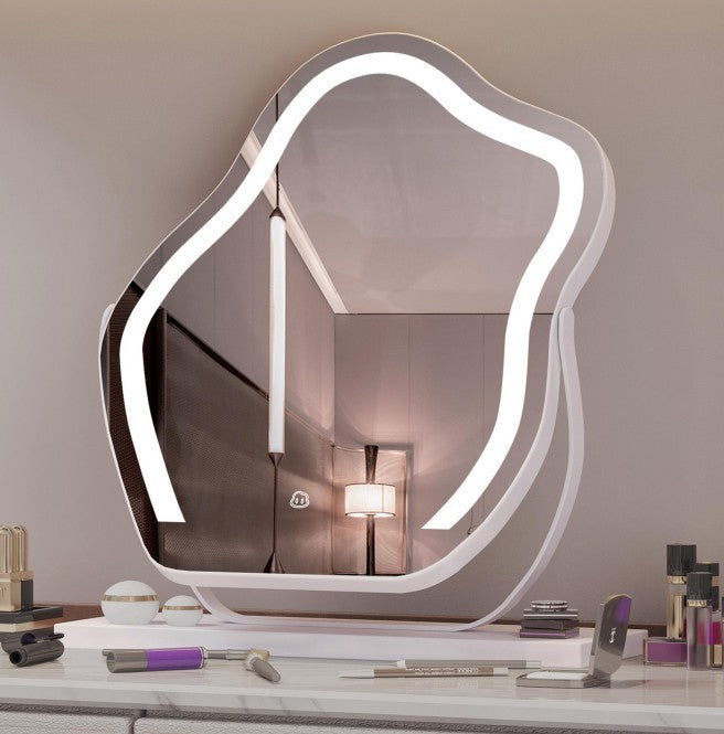 Sureru LED Lighted Vanity Mirror – Adjustable Brightness, 10X Magnification & 360° Rotation - Sureru