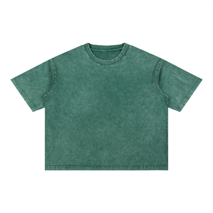 Mineral Wash Boxy Cotton T-Shirt
