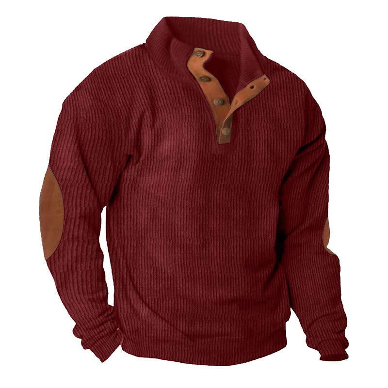 Cozy Corduroy Pullover – Loose Fit Long Sleeve Top - Sureru