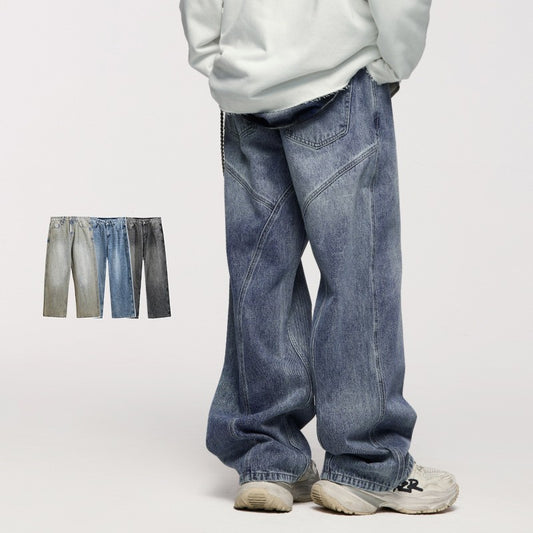 Men’s Mid-Waist Straight Cotton Pants - Sureru