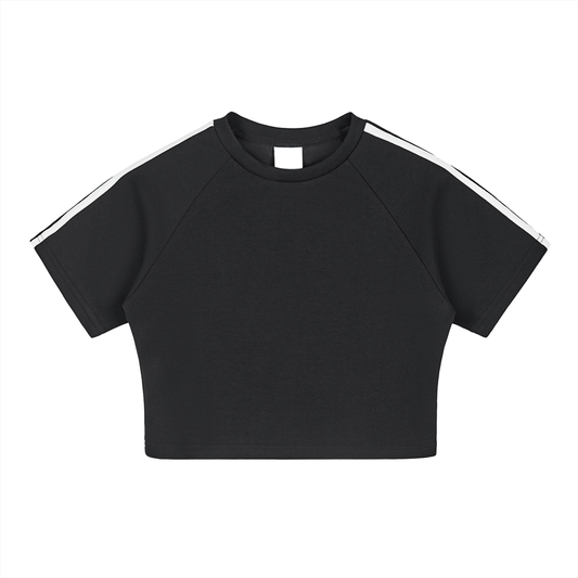 Taped Cooling Performance Crop Top