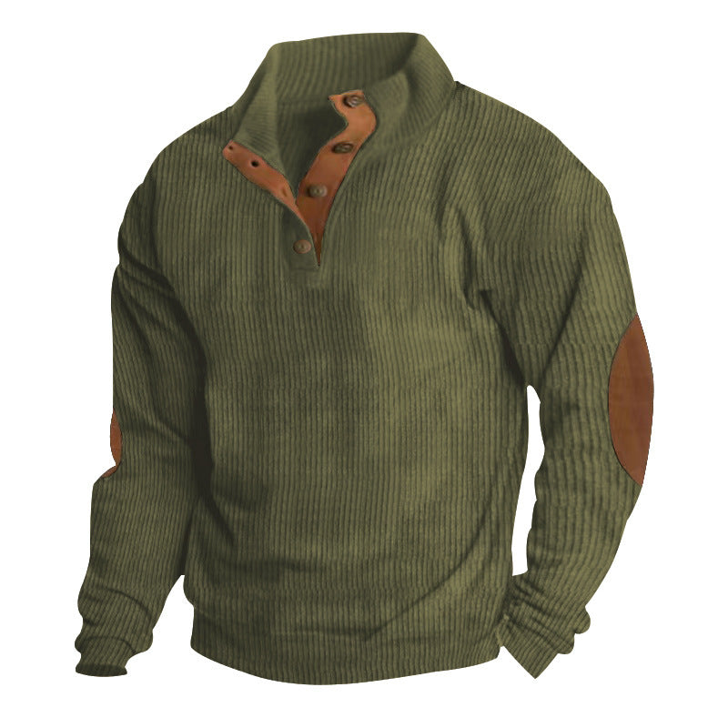 Cozy Corduroy Pullover – Loose Fit Long Sleeve Top - Sureru