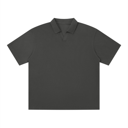 Men's Drop Shoulder Polo Shirt