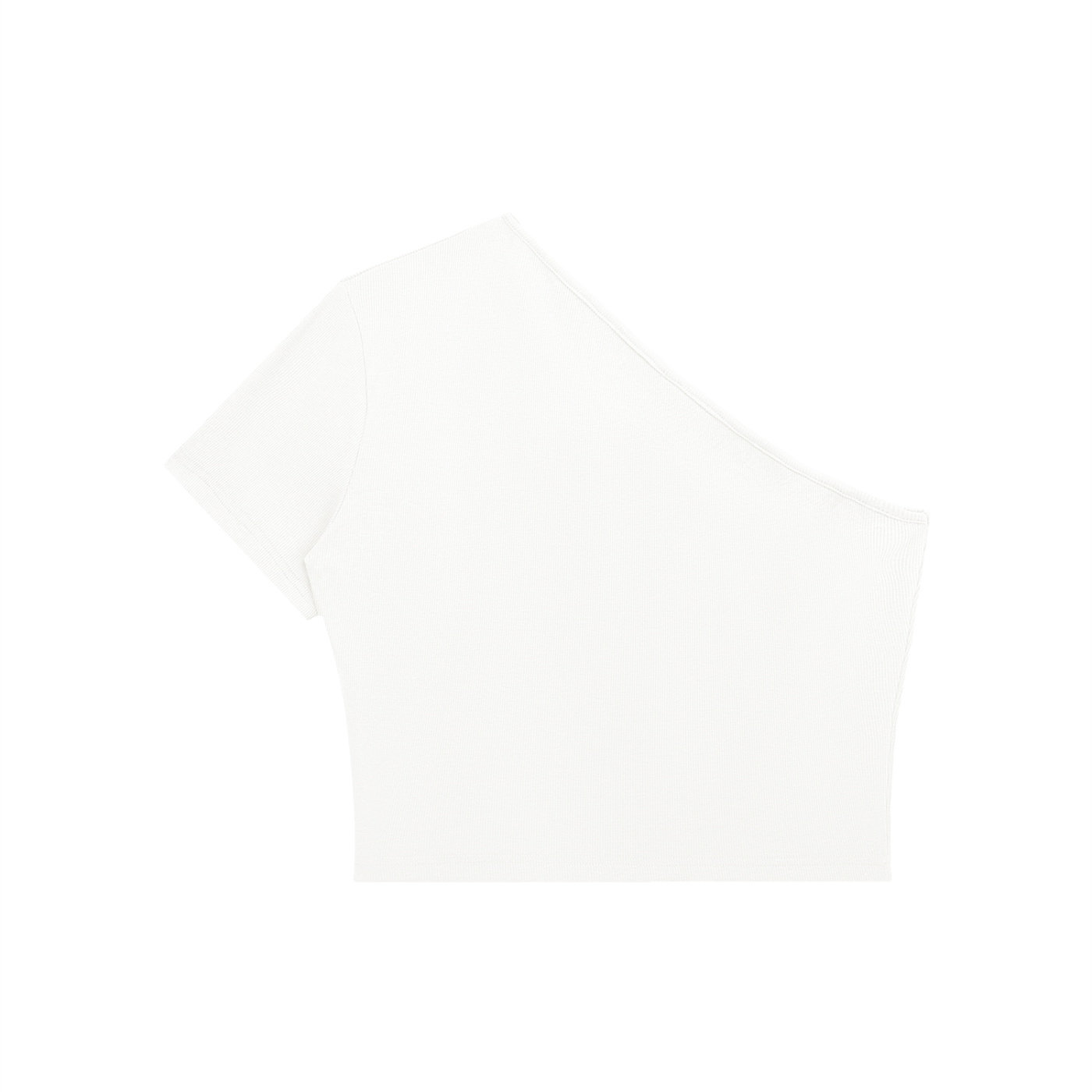 Women's One-Shoulder Crop T-Shirt