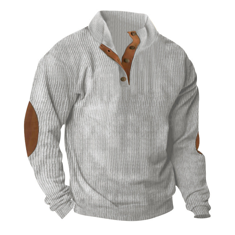 Cozy Corduroy Pullover – Loose Fit Long Sleeve Top - Sureru