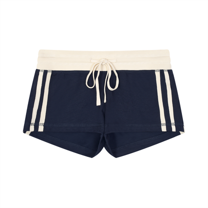 Women's Contrast Stripe Track Shorts