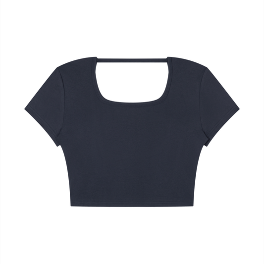 Women's Square Neck Crop T-Shirt