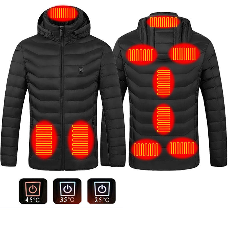 Men’s USB Heated Jacket – Electric Thermal Winter Coat