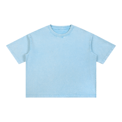 Mineral Wash Boxy Cotton T-Shirt