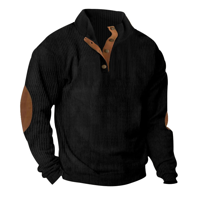 Cozy Corduroy Pullover – Loose Fit Long Sleeve Top - Sureru