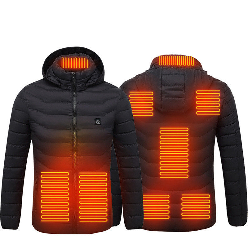 Men’s USB Heated Jacket – Electric Thermal Winter Coat