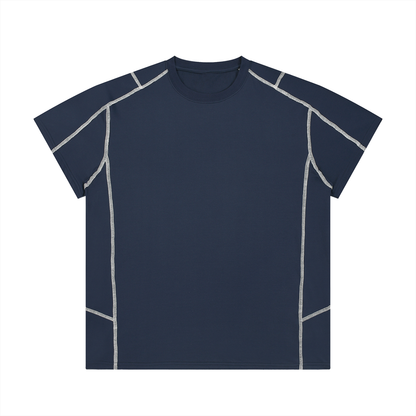 Unisex Contrast Stitch  Regular Fit T-Shirt