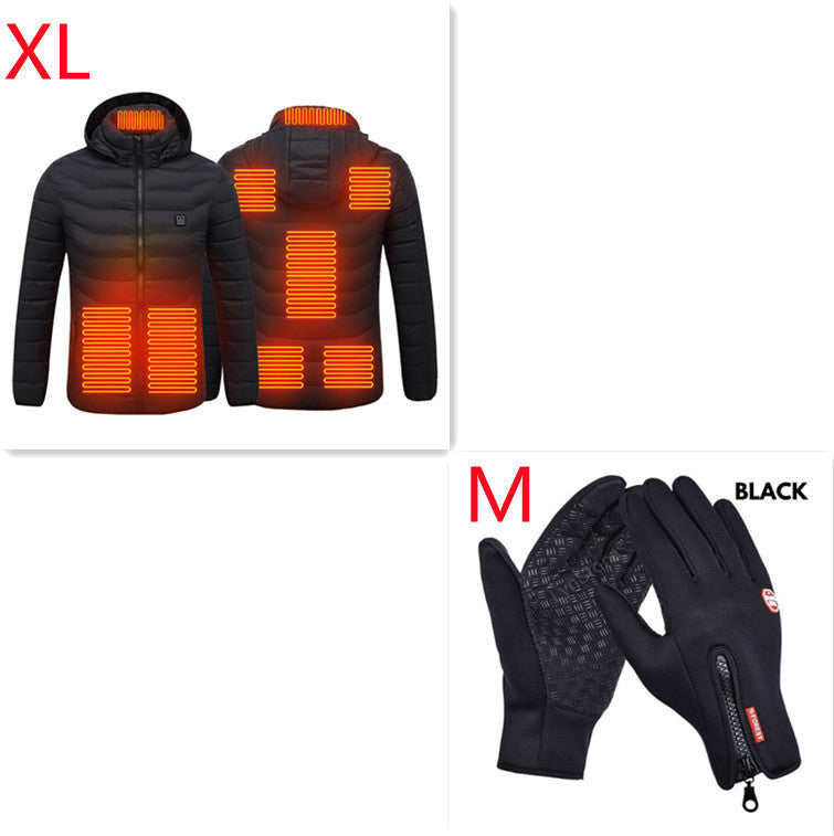 Men’s USB Heated Jacket – Electric Thermal Winter Coat