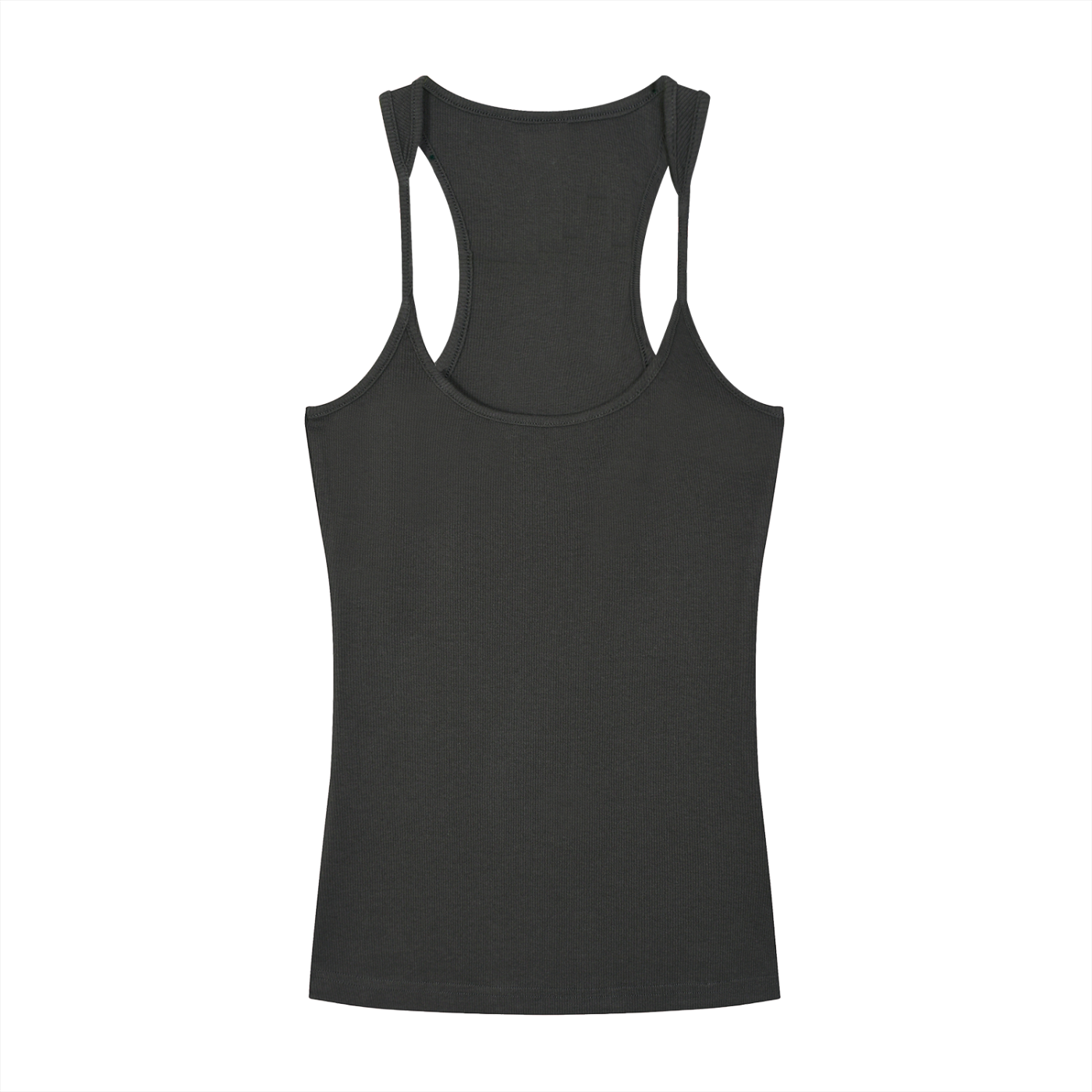 Slim Fit Ribbed Racerback Tank Top
