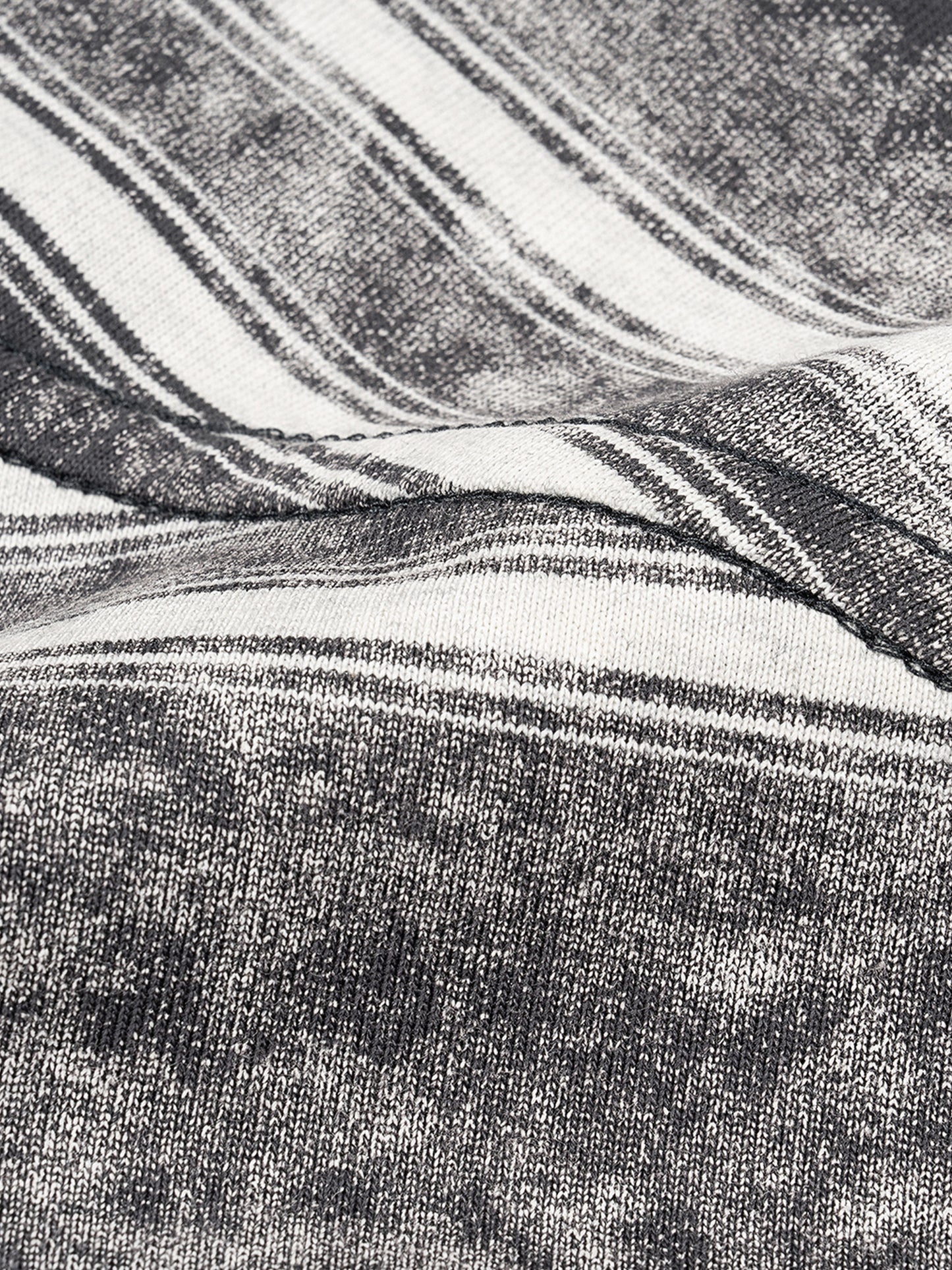 Snow Washed Striped Boxy T-Shirt