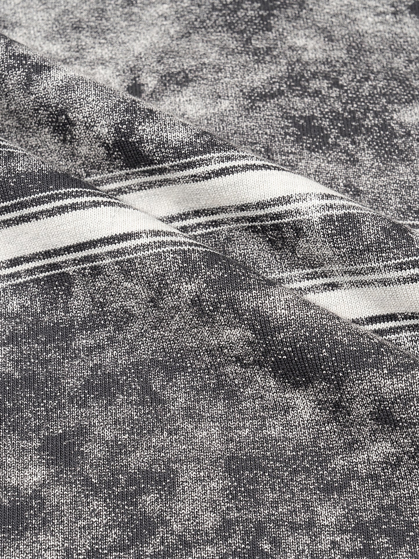 Snow Washed Striped Boxy T-Shirt