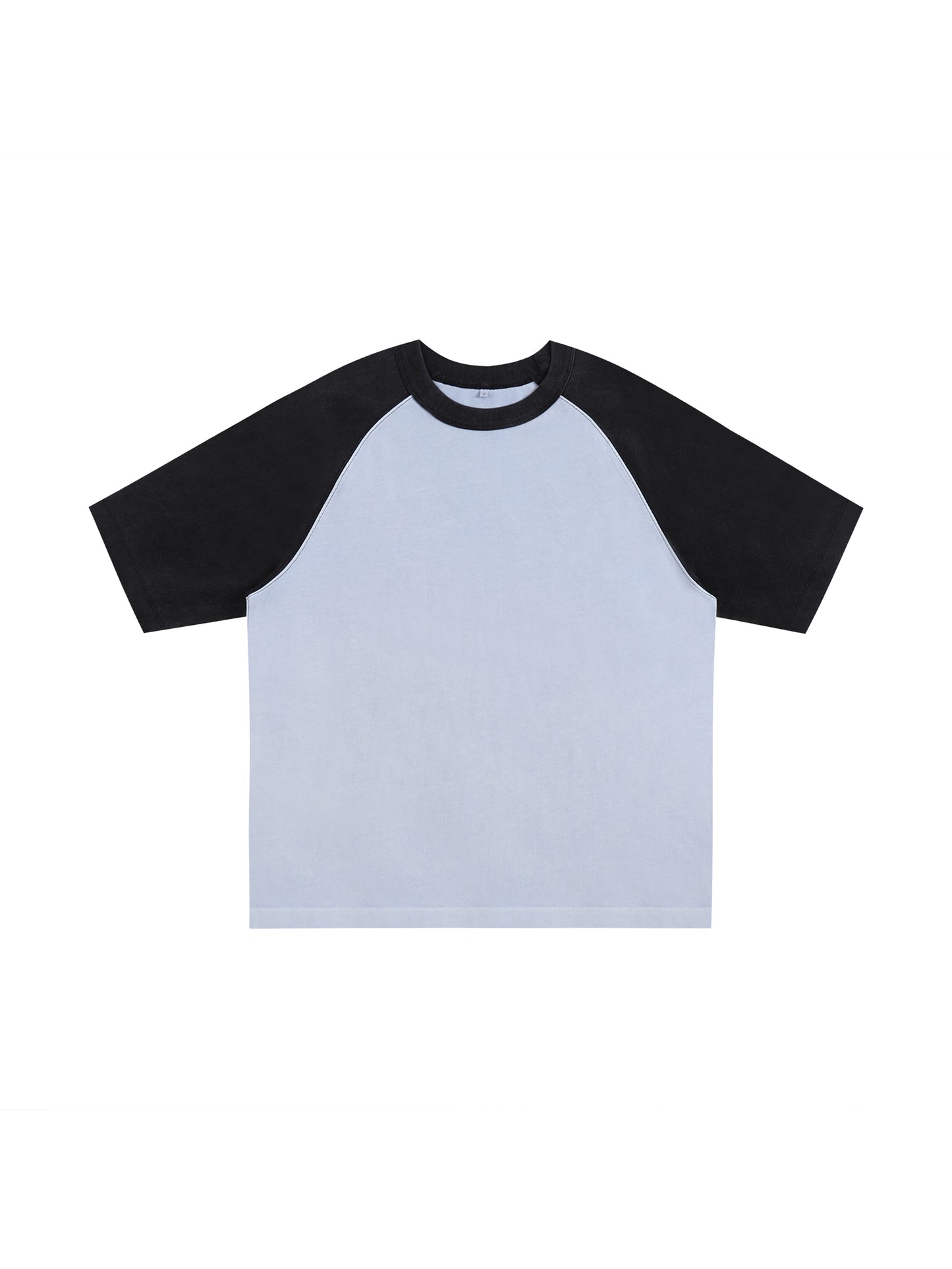 Color-Blocked Raglan Sleeve T-Shirt