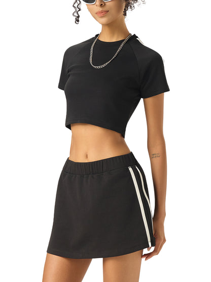 Taped Cooling Performance Crop Top