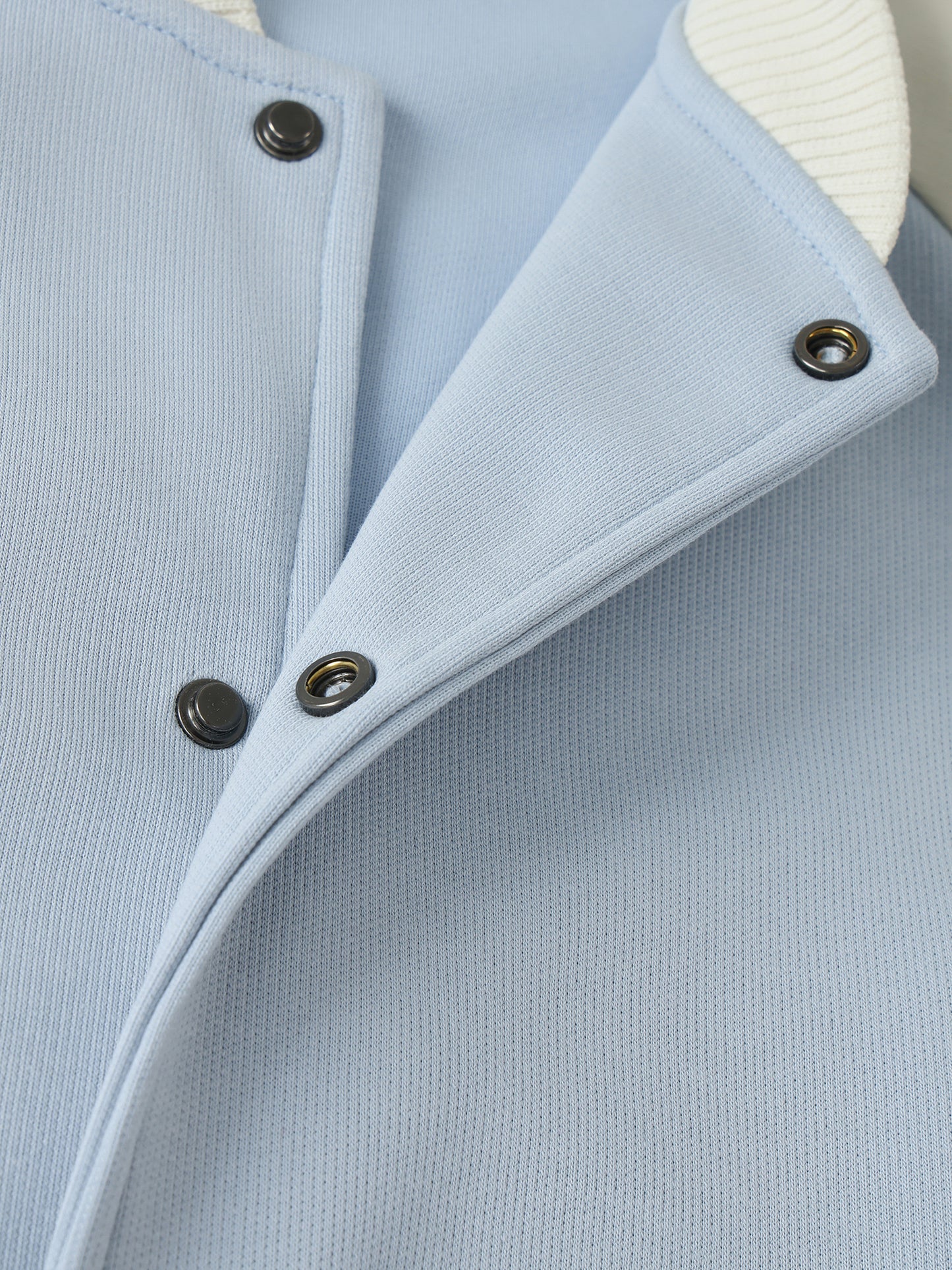 Two Tone Raglan Sleeve Varsity Jacket