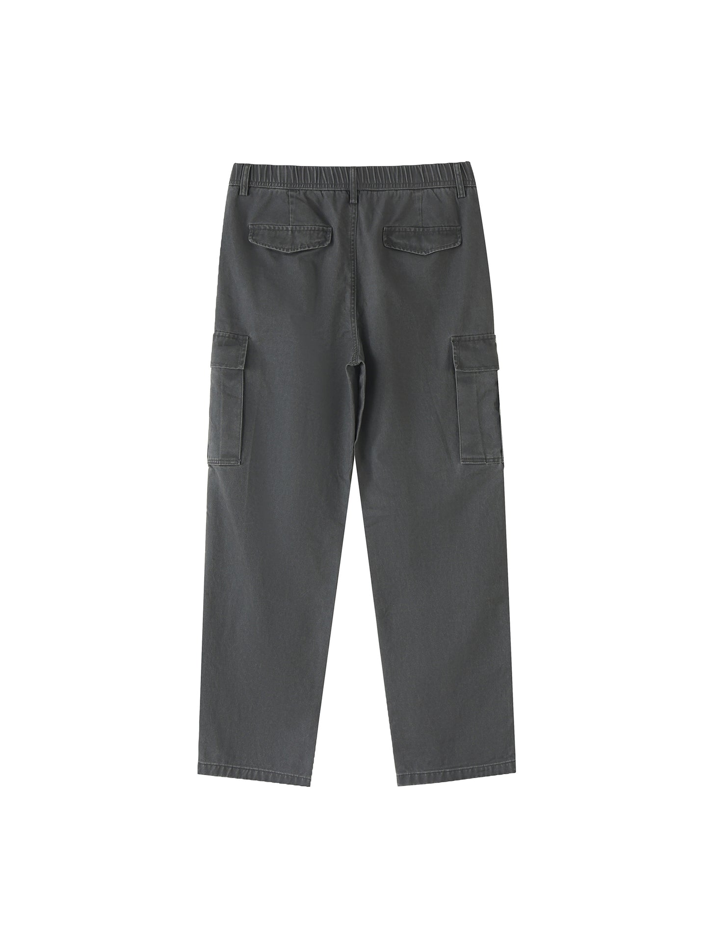 Cotton Elastic-Waist Cargo Pants