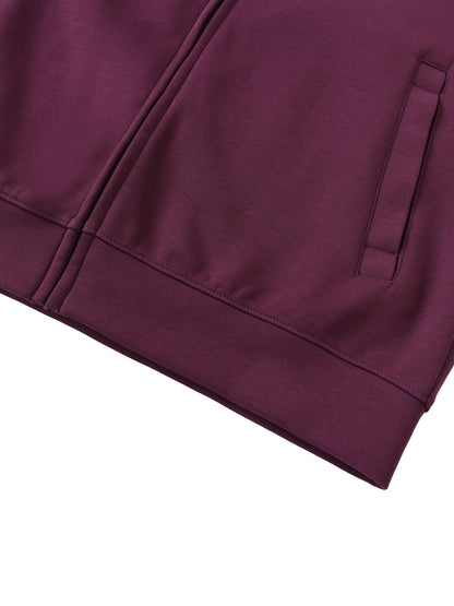 Essential Heavyweight High Neck  Zip-Up Hoodie