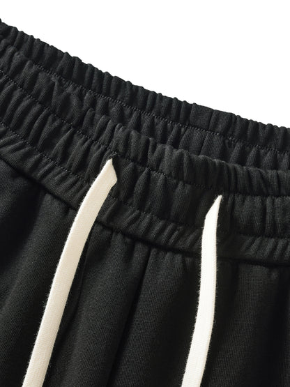 Contrast Side-Stripe Straight-Leg  Pants