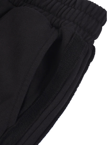 Contrast Tape Straight-Leg Sweatpants