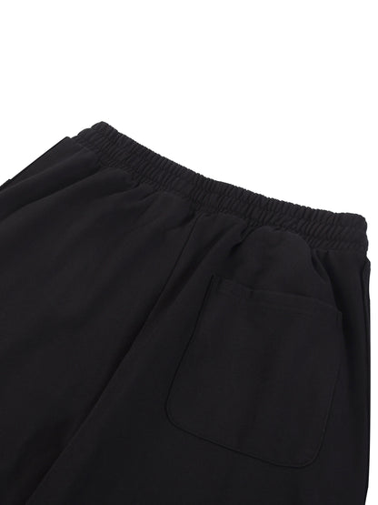 Contrast Tape Straight-Leg Sweatpants