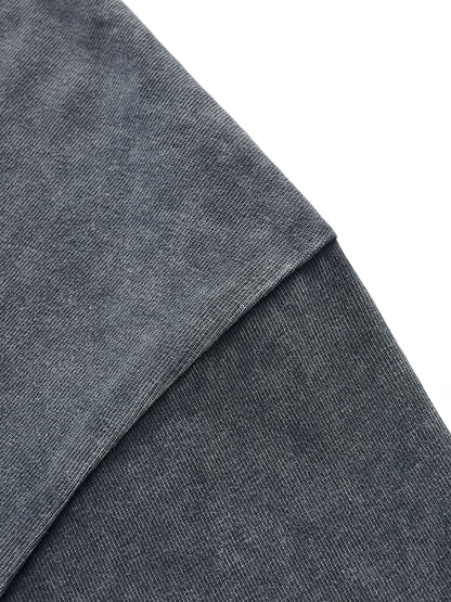 Snow Wash Raw-Hem Boxy T-shirt