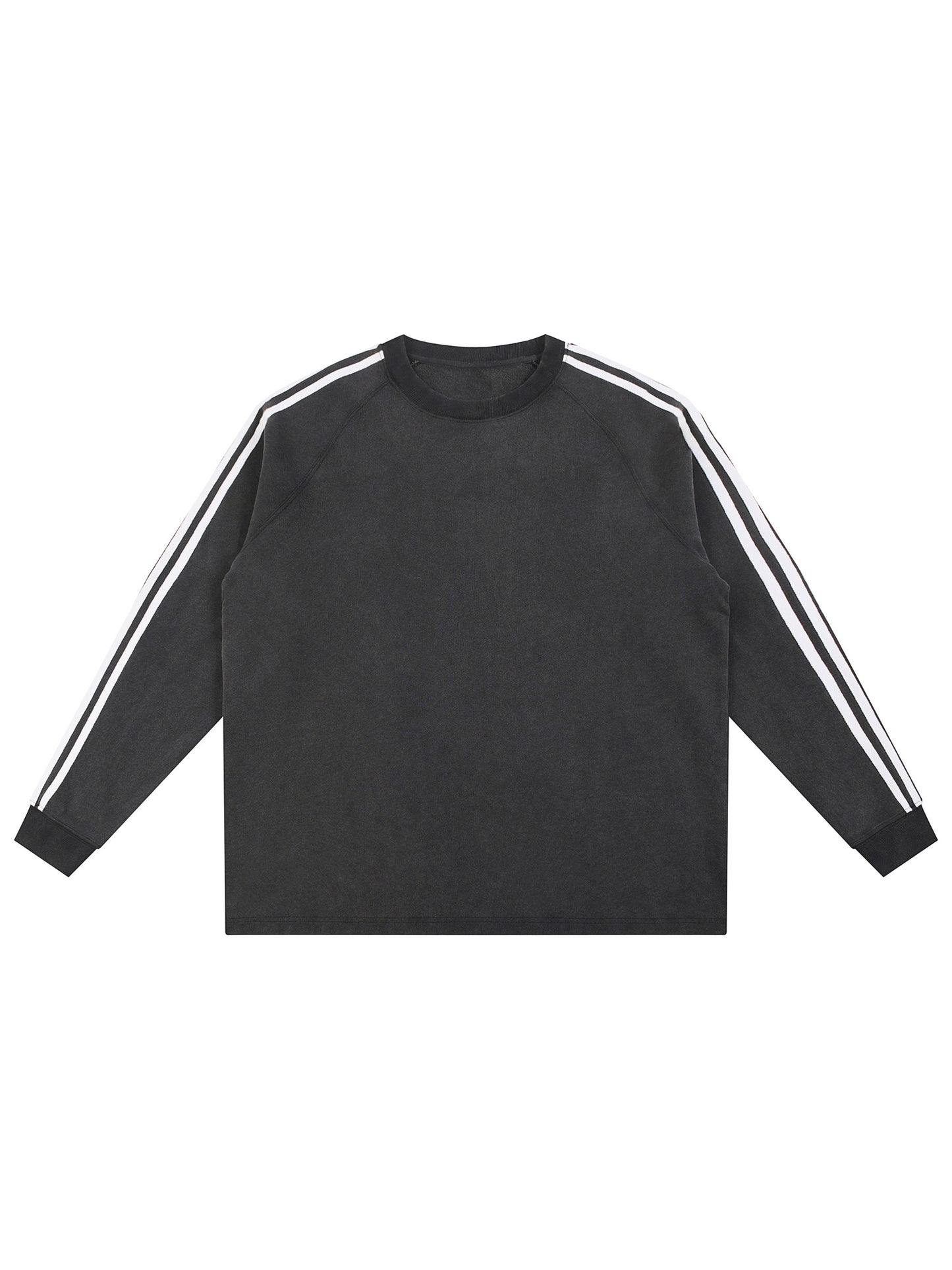 Snow Washed Contrast Tape Sweatshirt