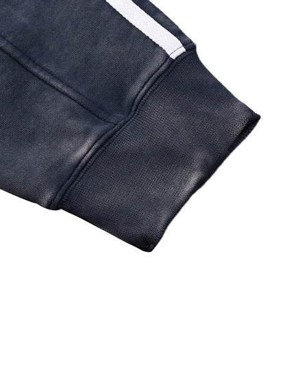 Snow Washed Contrast Tape Sweatshirt