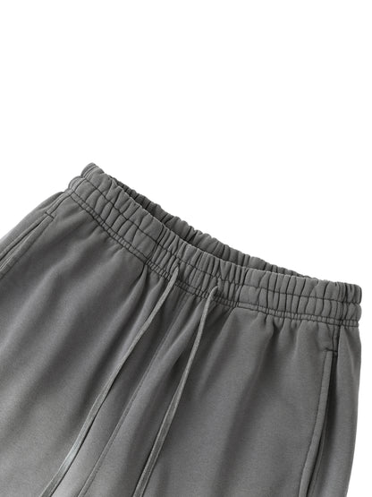 Vintage Washed Gradient Straight-Leg Sweatpants