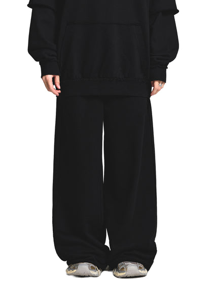 Snow Washed Raw Edge Sweatpants