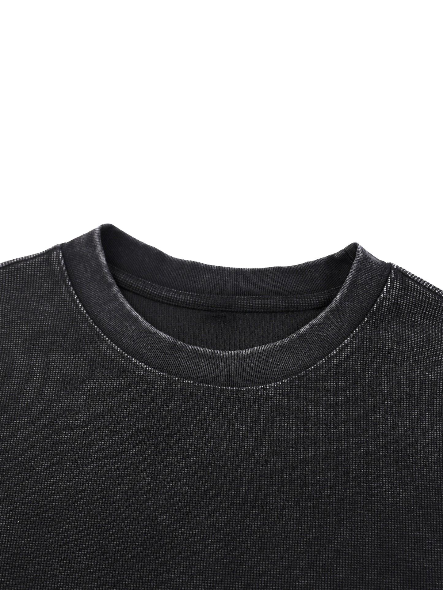 Mineral Wash Waffle Oversized T-Shirt