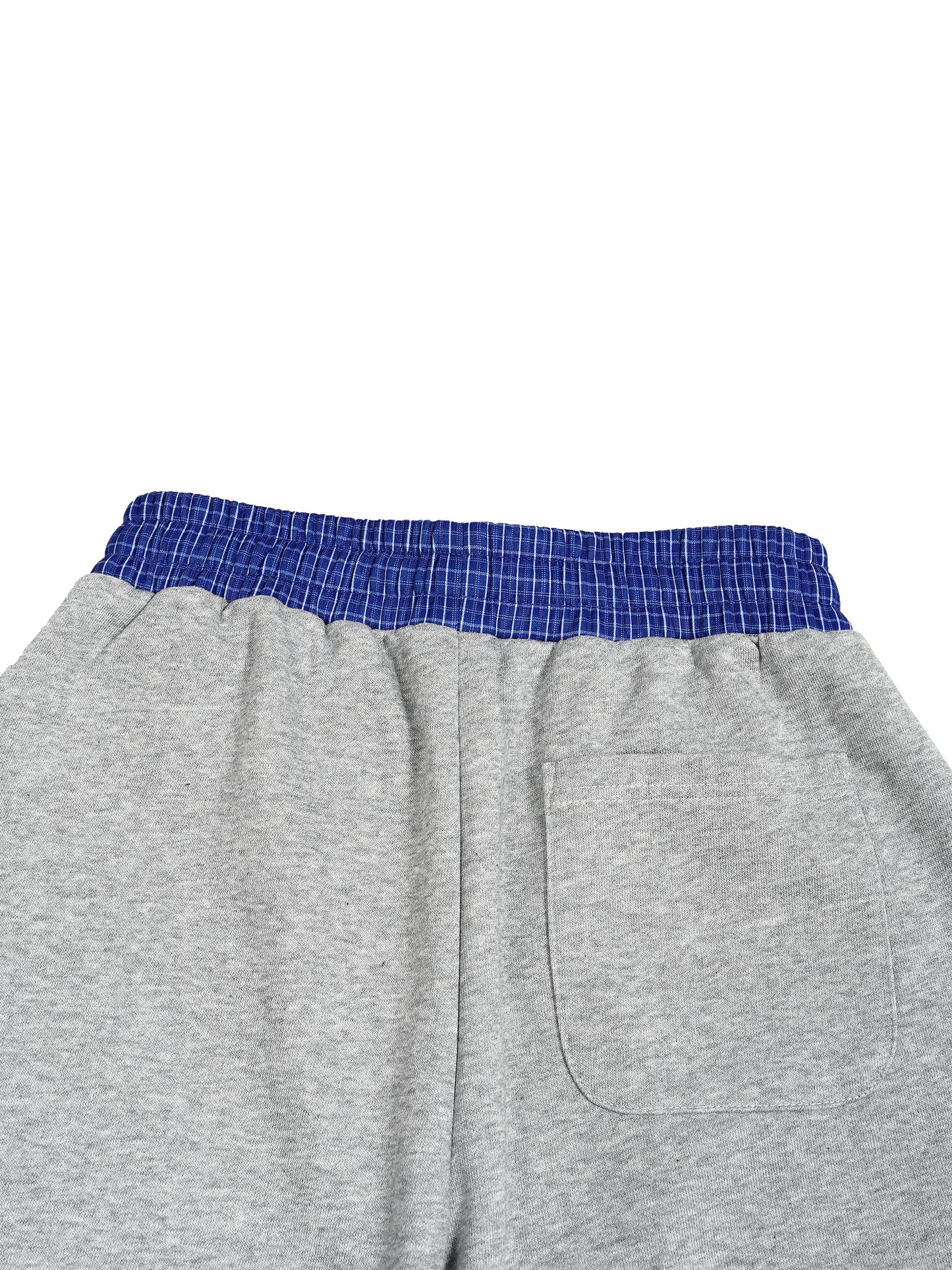 Plaid Waistband Barrel Sweatpants
