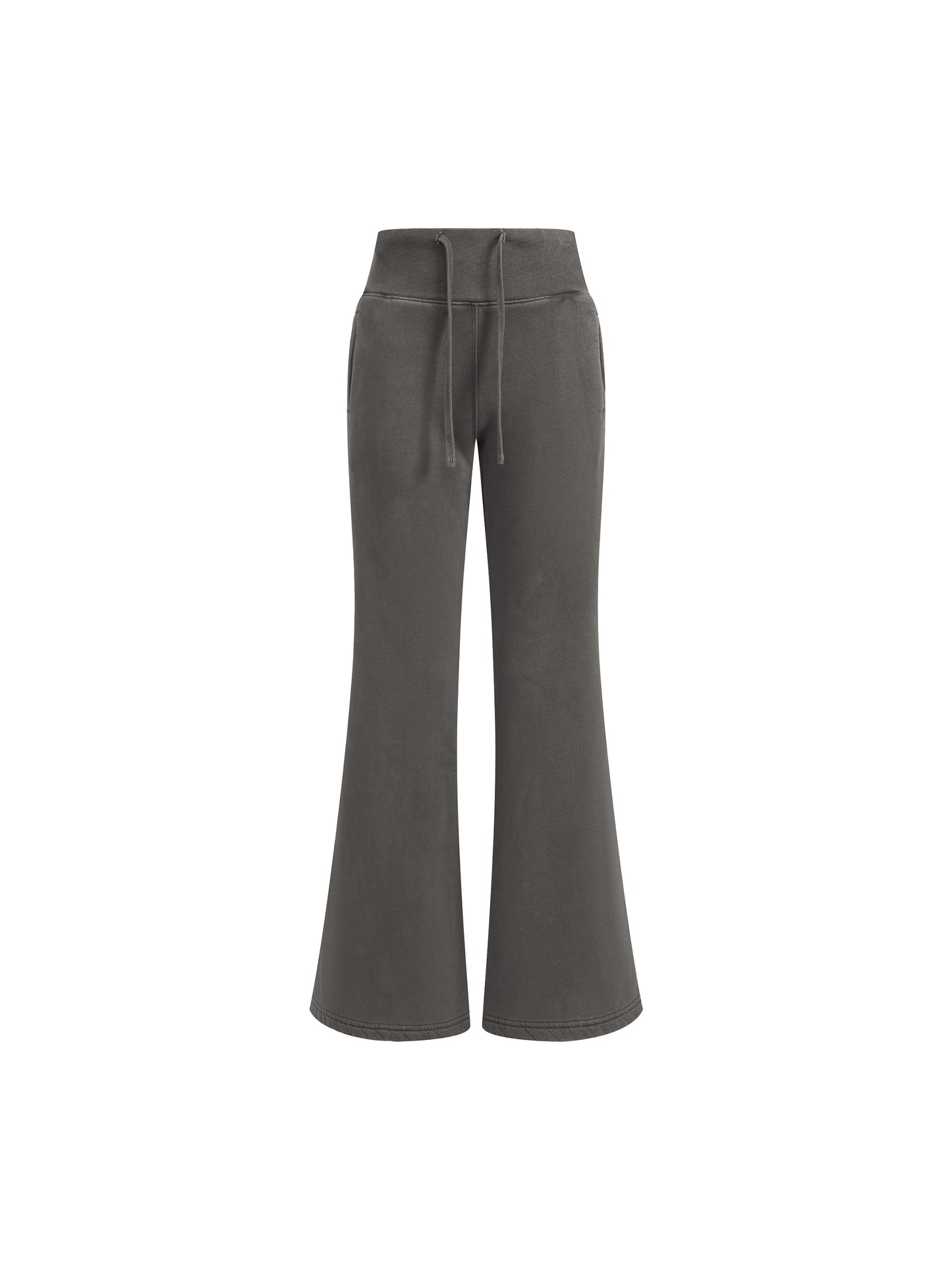 Vintage Washed Flared Fleece Pants