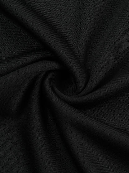 Contrast Raglan Sleeve Mesh T-Shirt