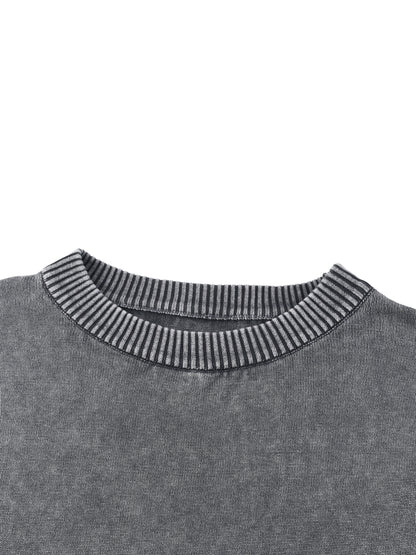 Mineral Wash Oversized Sweater