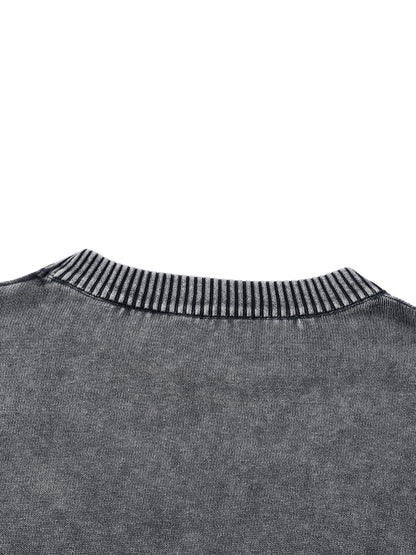 Mineral Wash Oversized Sweater