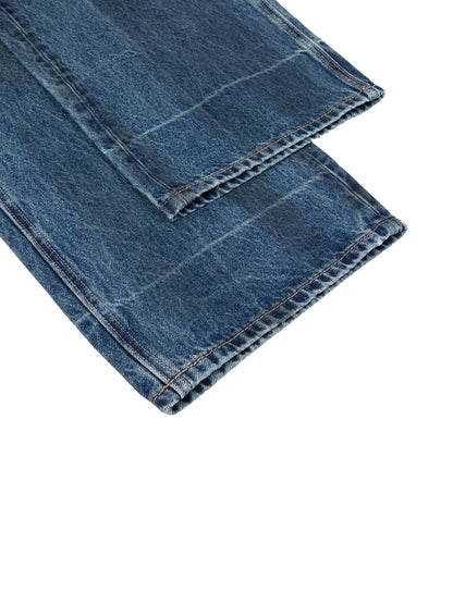 Vintage Wash Baggy Denim Jeans