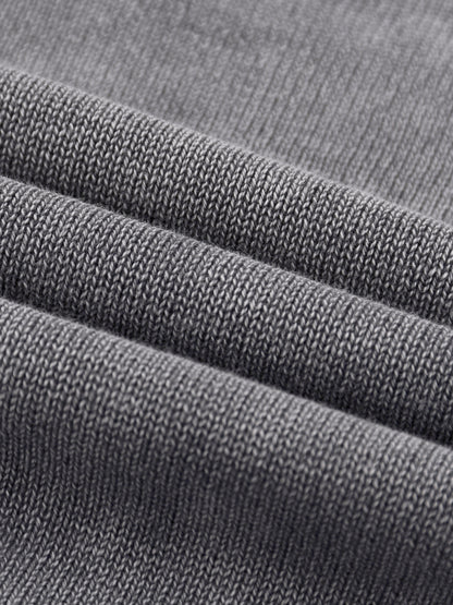 Mineral Wash Balloon Sleeve Cropped Sweater